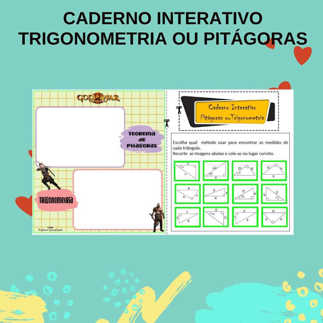 Caderno interativo: trigonometria ou pitágoras – Material Pedagógico — capa do material