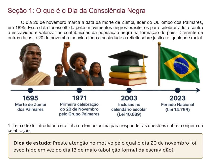 Caderno Pedagógico Consciência Negra e Cidadania — amostra 3: Este material foi elaborado para auxiliar professores na…