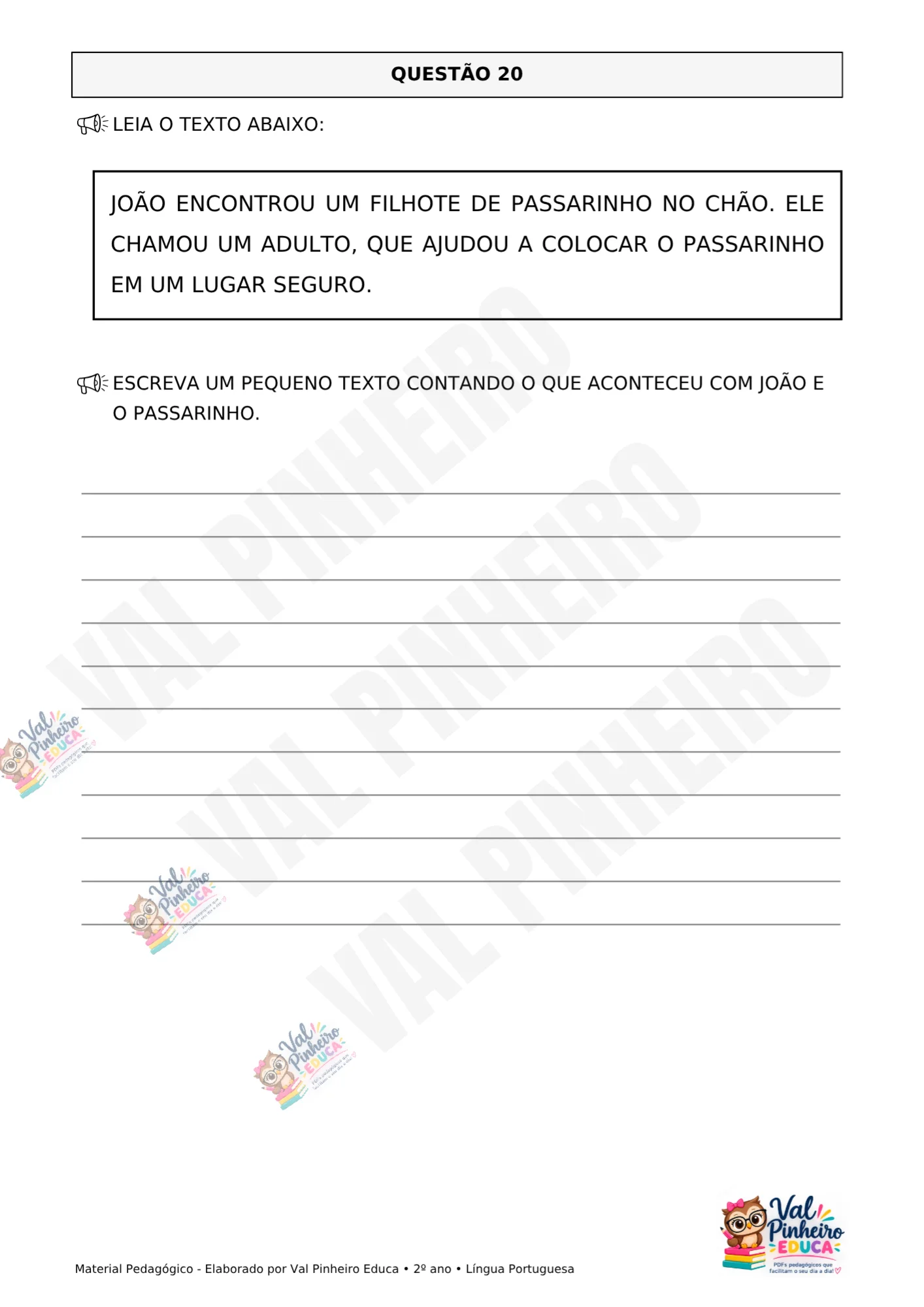 Cadernos Preparatórios de Língua Portuguesa e Matemática - 2º ANO — amostra 3: Este pacote reúne dois cadernos de…