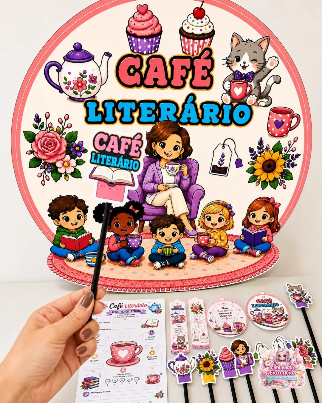 CAFÉ LITERÁRIO – UM KIT COMPLETO PARA ENCANTAR! — amostra 4: Transforme o momento da leitura em uma experiência inesquecível