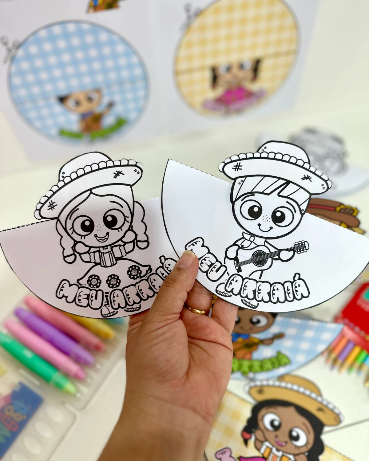 Caipira Dançante – Festa Junina – PDF para Imprimir — capa do material