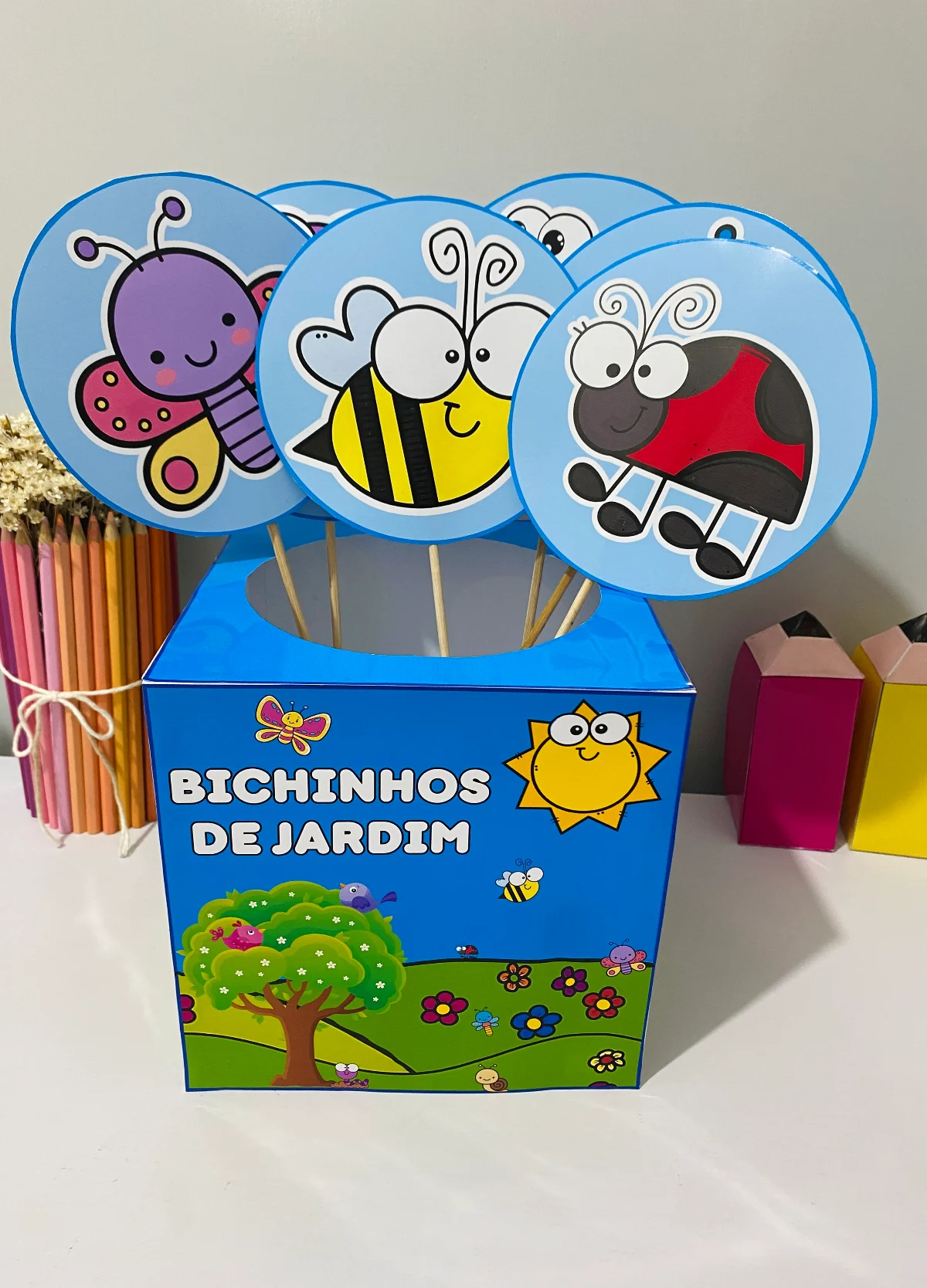 Caixa bichinhos de jardim atividade educação infantil contação de história PDF para imprimir — História para Educação…