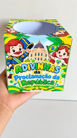 Caixa com Adivinhas sobre a Proclamação da República — amostra 5: 🇧🇷 Caixa Interativa Adivinhas da Proclamação da…