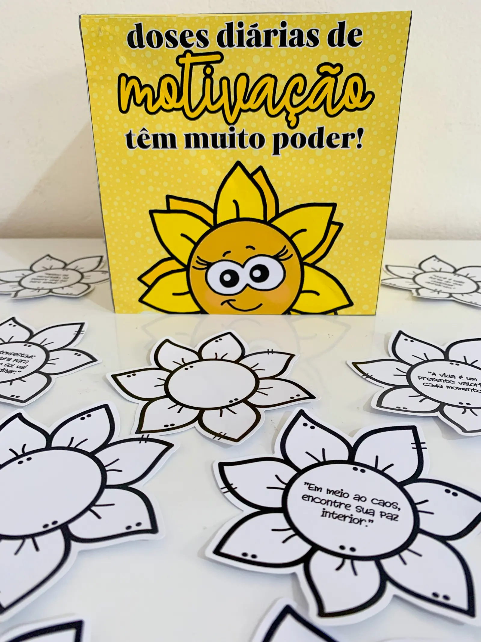 Caixa com Cartões Motivacionais – Setembro Amarelo — capa do material