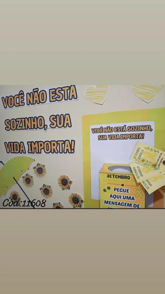 💛Caixa da Empatia:Kit Setembro Amarelo para Conscientização e Valorização da Vida💖 — amostra 4: 🌟 Transforme o ambiente…