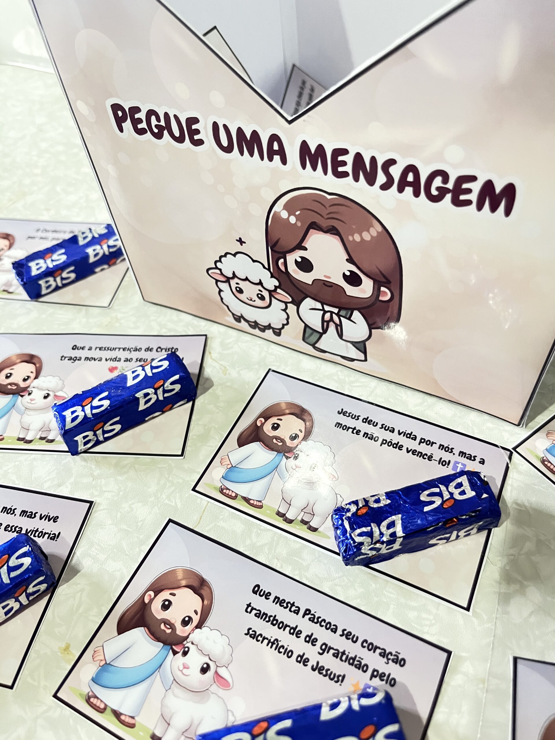Caixa da páscoa – mensagens de fé e esperança! – Material Pedagógico — amostra 2: Formato e entrega