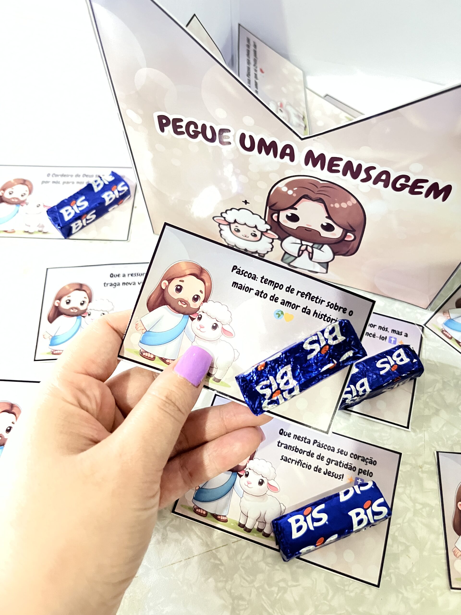 Caixa da páscoa – mensagens de fé e esperança! – Material Pedagógico — amostra 3: Abra esta caixa e deixe-se inspirar pelo…