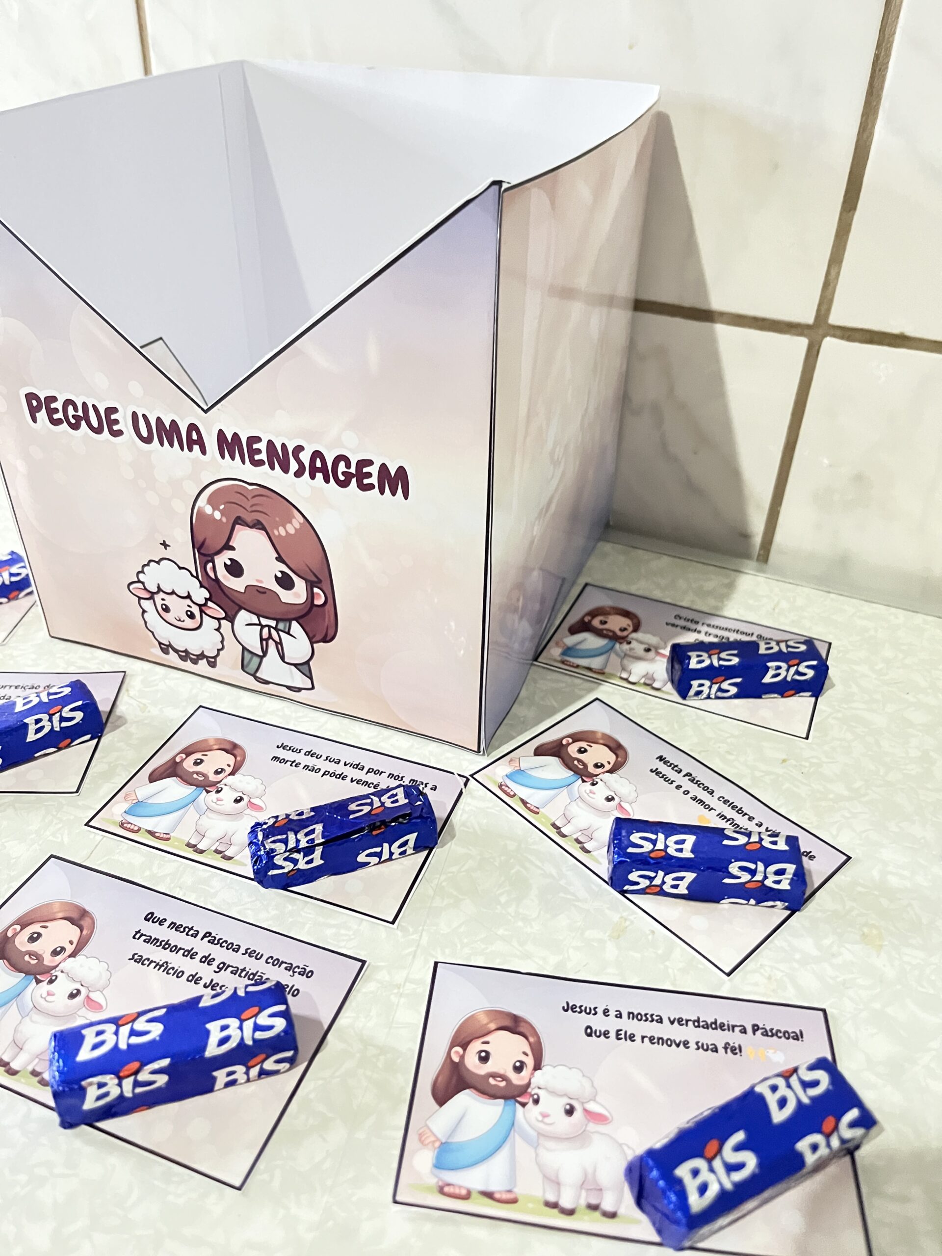 Caixa da páscoa – mensagens de fé e esperança! – Material Pedagógico — amostra 5: Abra esta caixa e deixe-se inspirar pelo…