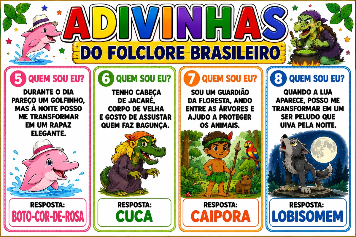 🧩✨ CAIXA DAS ADIVINHAS DO FOLCLORE BRASILEIRO 🇧🇷🌿 — amostra 2: 🧩✨ CAIXA DAS ADIVINHAS DO FOLCLORE BRASILEIRO** 🇧🇷🌿…