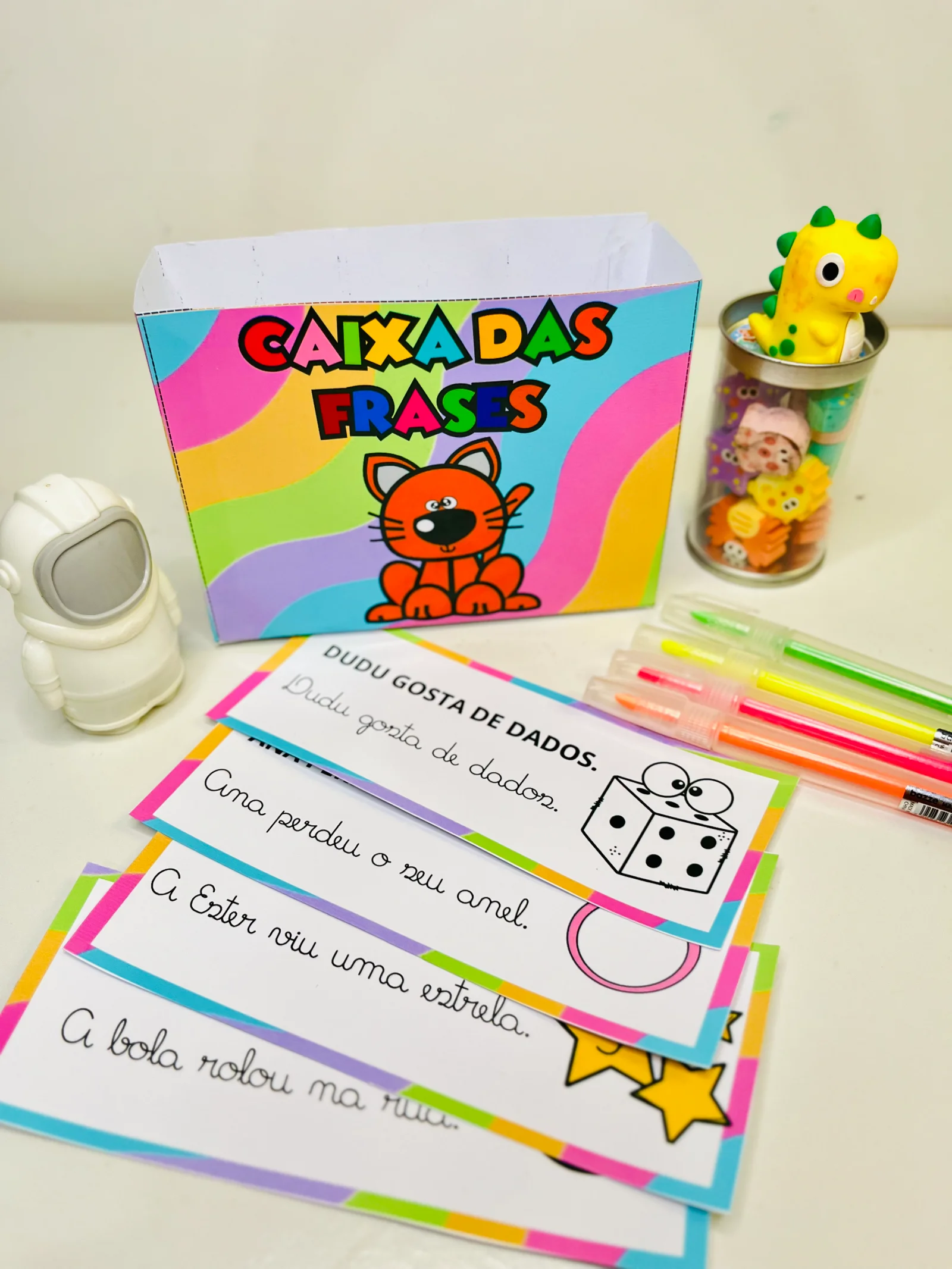 🌈 “Caixa das Frases” - ALFABETIZAÇÃO ANOS INICIAIS — amostra 1: A Caixa das Frases é um recurso pedagógico essencial para…