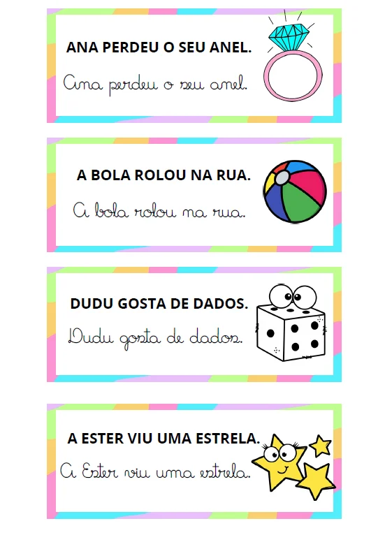 🌈 “Caixa das Frases” - ALFABETIZAÇÃO ANOS INICIAIS — amostra 7: A Caixa das Frases é um recurso pedagógico essencial para…