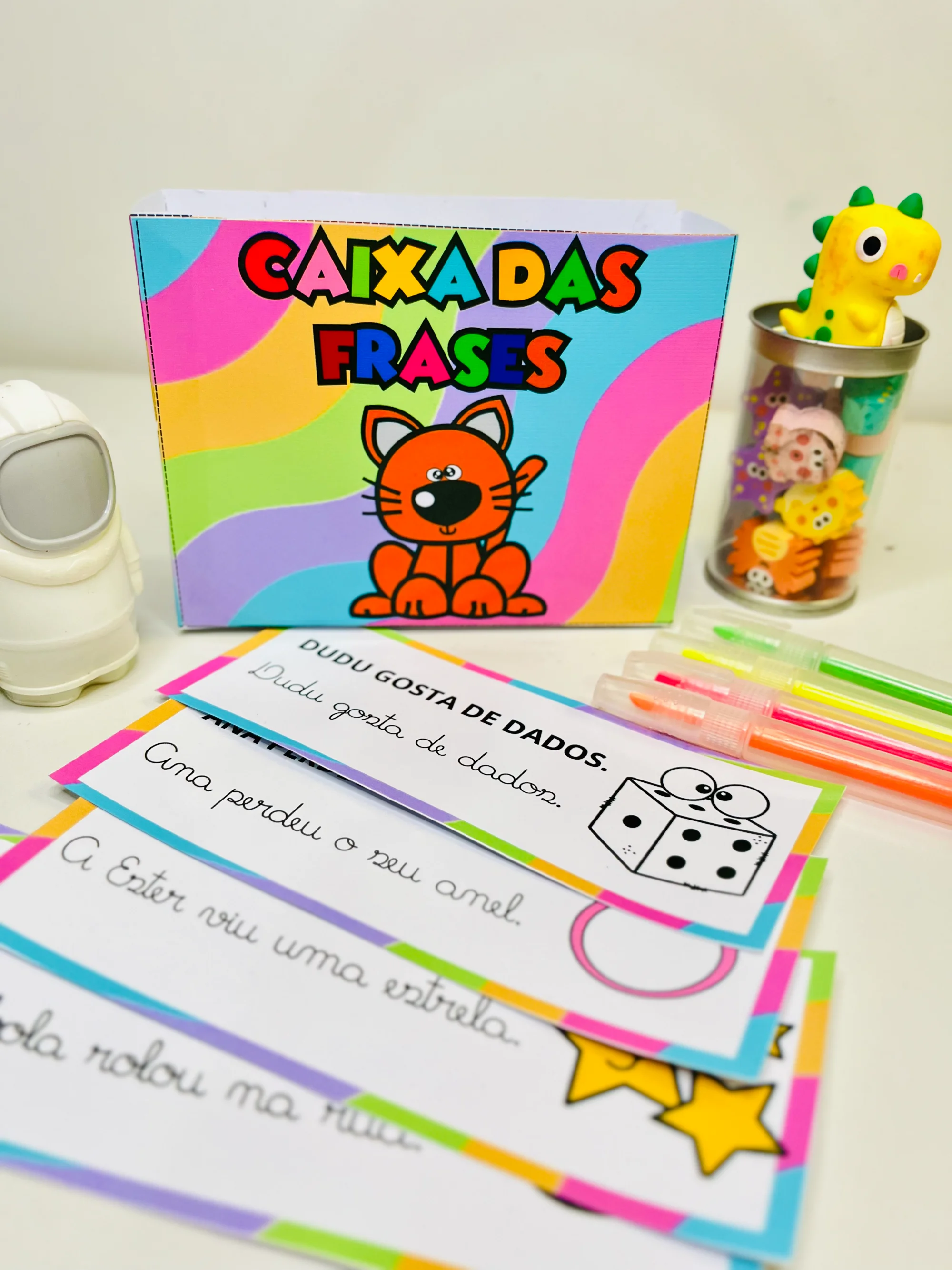 Caixa das Frases – Recurso de Alfabetização para Imprimir — amostra 2: Torne a aprendizagem da leitura mais lúdica e…