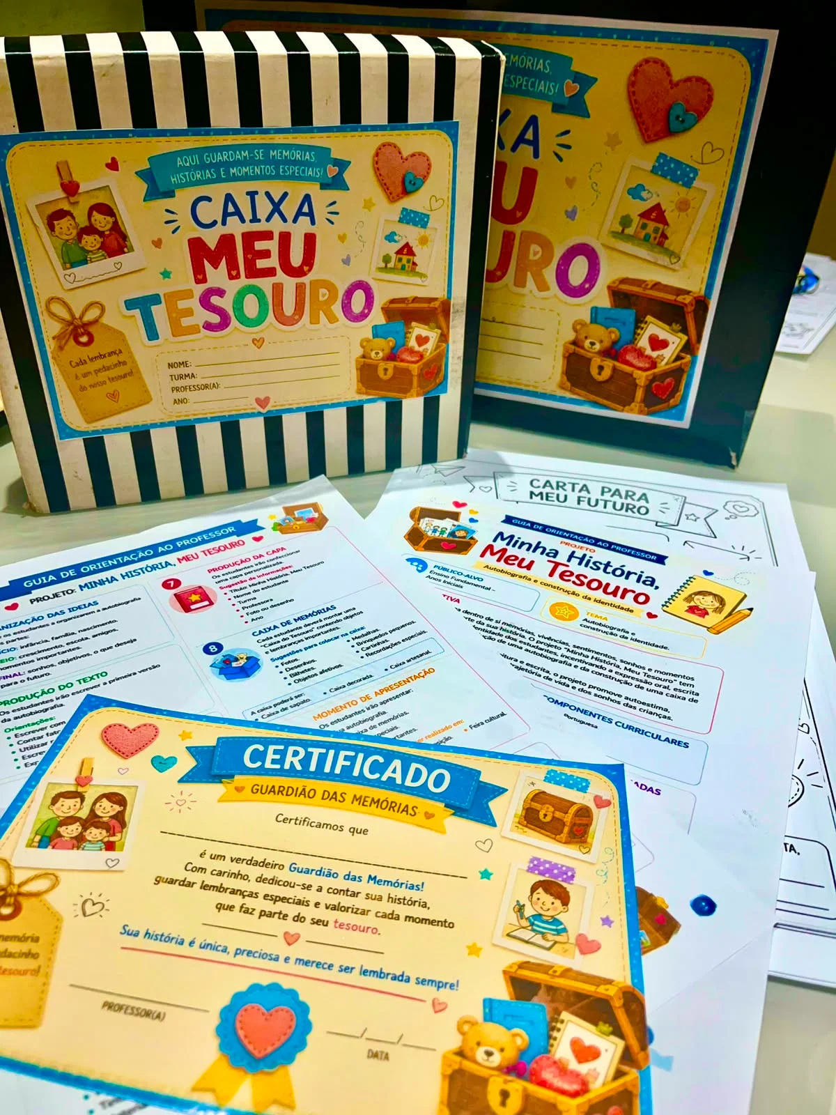 Caixa das Memórias – Projeto de Identidade e Afetividade — amostra 5: 💌 Carta para o futuro
