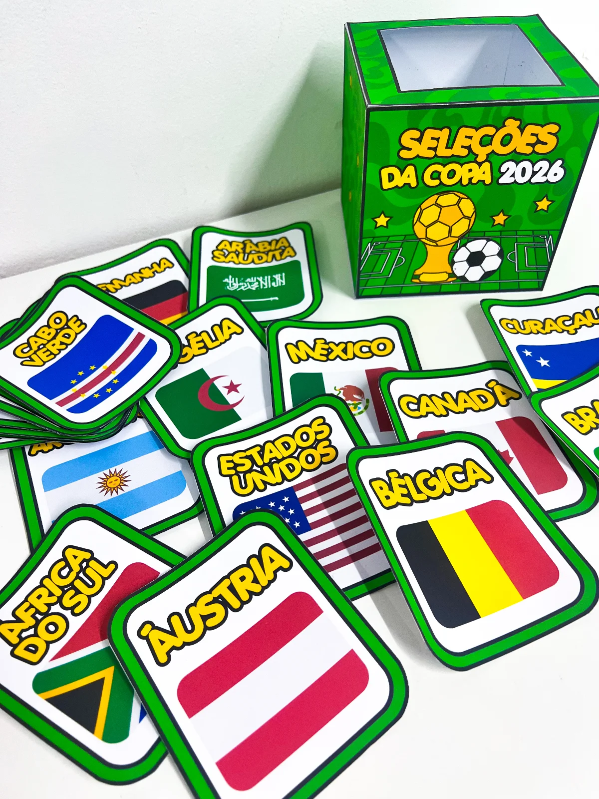 Caixa das Seleções da Copa 2026 | Atividade Educativa para Imprimir — amostra 1: Caixa das Seleções da Copa 2026