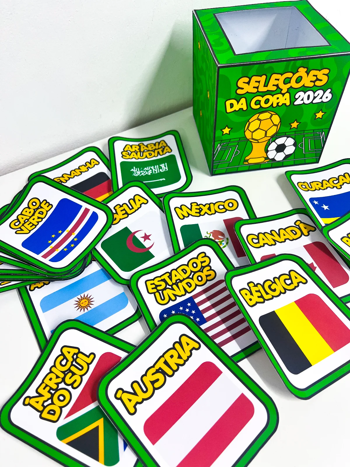 Caixa das Seleções da Copa 2026 | Atividade Educativa para Imprimir — amostra 2: Caixa das Seleções da Copa 2026