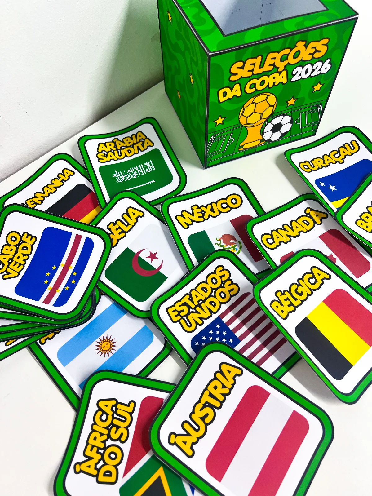 Caixa das Seleções da Copa 2026 | Atividade Educativa para Imprimir — amostra 4: Caixa das Seleções da Copa 2026