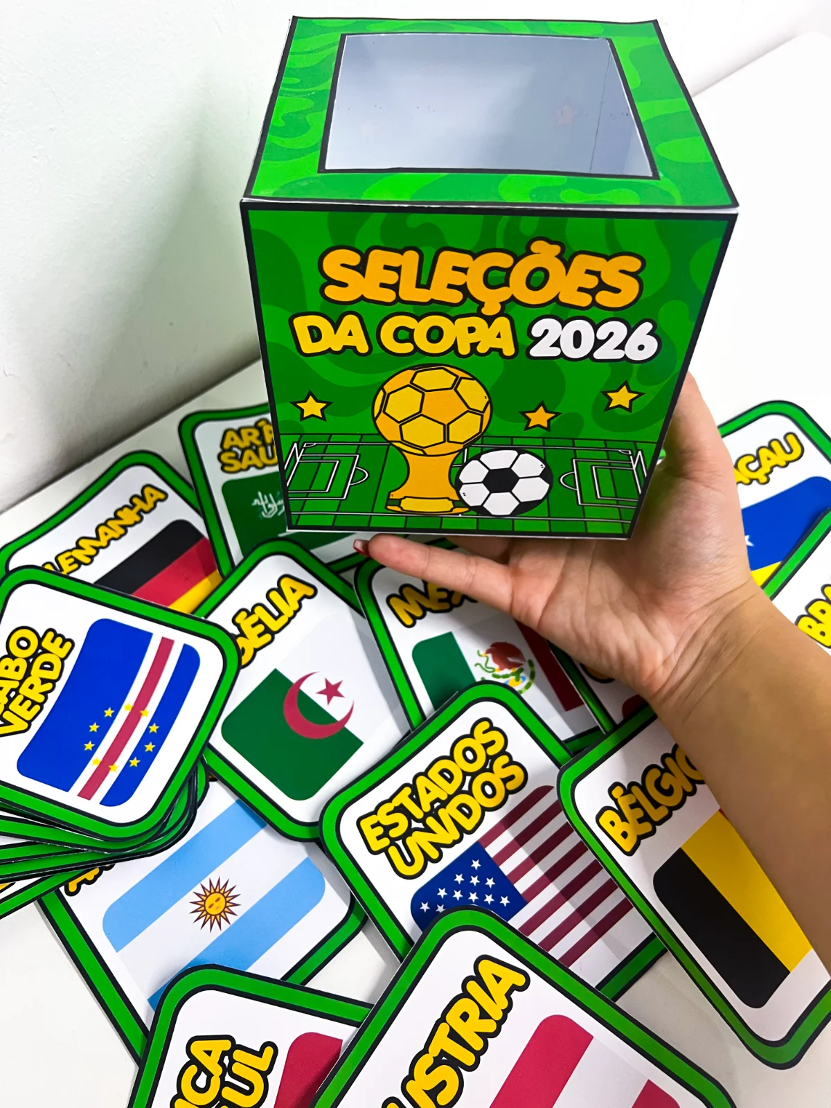 Caixa das seleções da copa 2026 – PDF para Imprimir — Alfabetização para Educação Infantil: Um recurso pedagógico divertido…