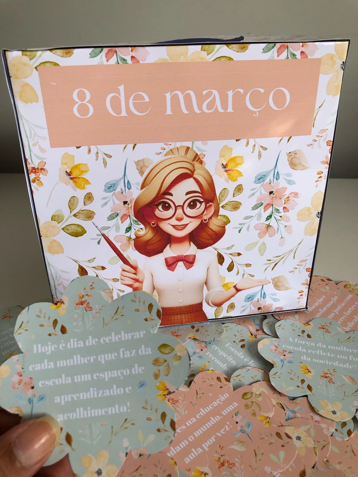 Caixa de Mensagens – Dia das Mulheres — amostra 1: Homenageie com carinho e significado