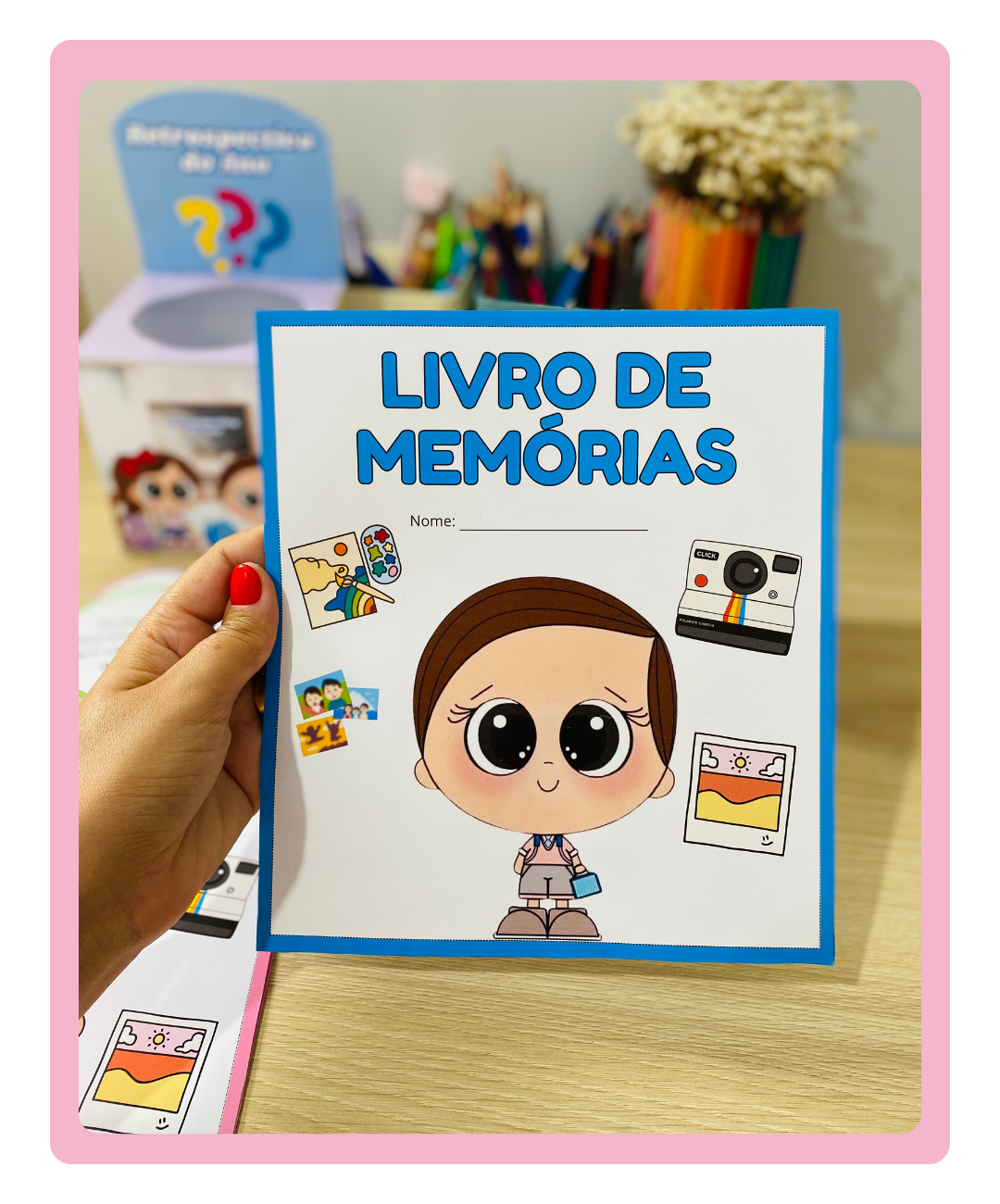 Caixa de retrospectiva do ano para imprimir — amostra 5: Prepare uma roda de conversa de encerramento com uma caixa…