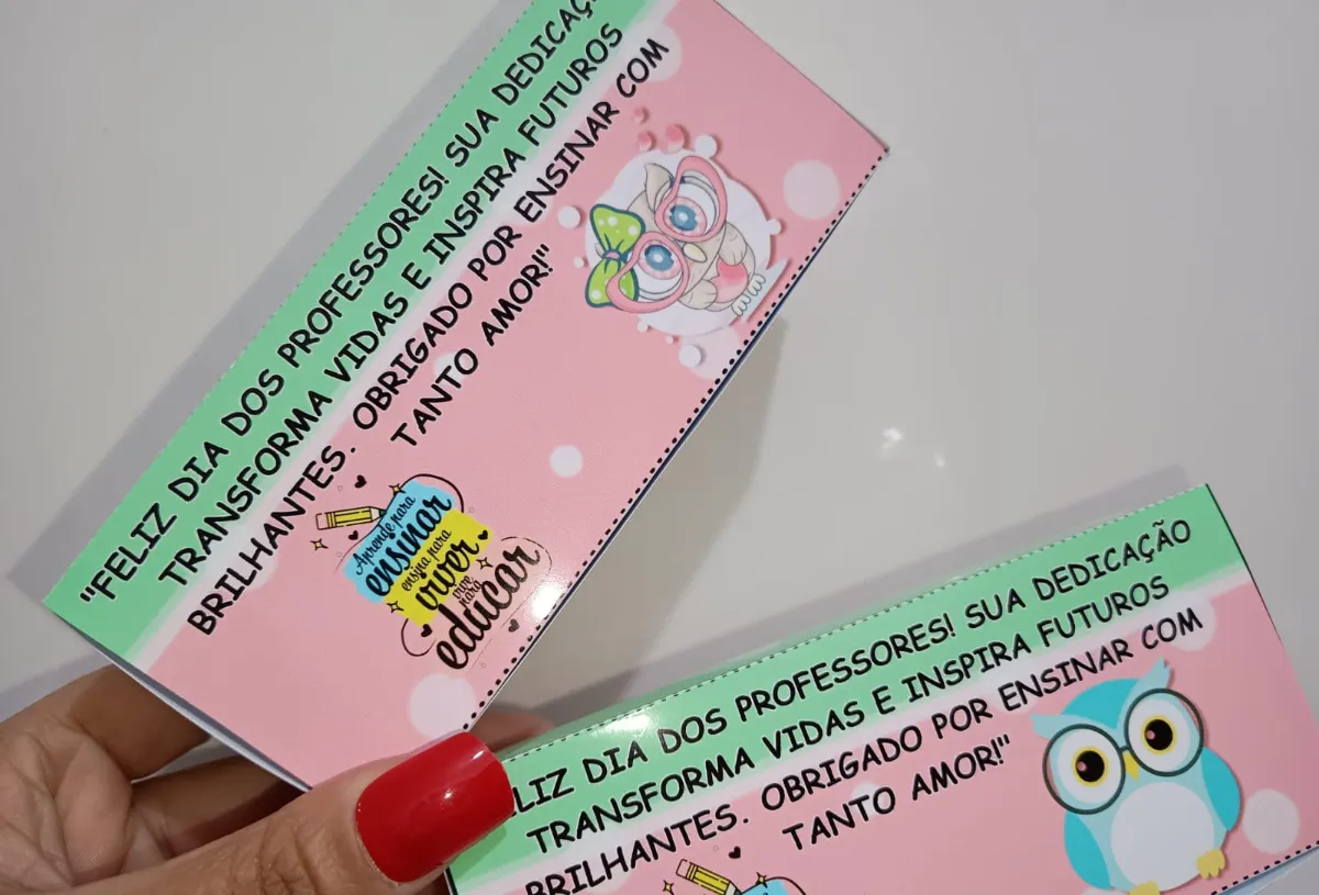 Caixa Dia dos Professores – Lembrancinha Personalizada — amostra 1: Surpreenda e homenageie os professores com caixas…