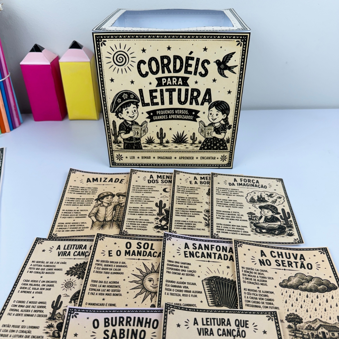 Caixa do cordel para leitura – Material Pedagógico — Português para Todas as séries: Um material lúdico e encantador para…