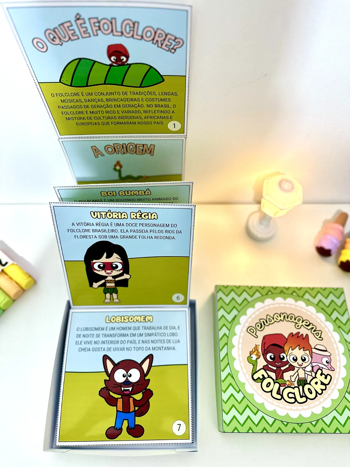 Caixa do Folclore | Educação Infantil e Anos Iniciais — amostra 6: Livro na Caixa com a história do Folclore Brasileiro e…