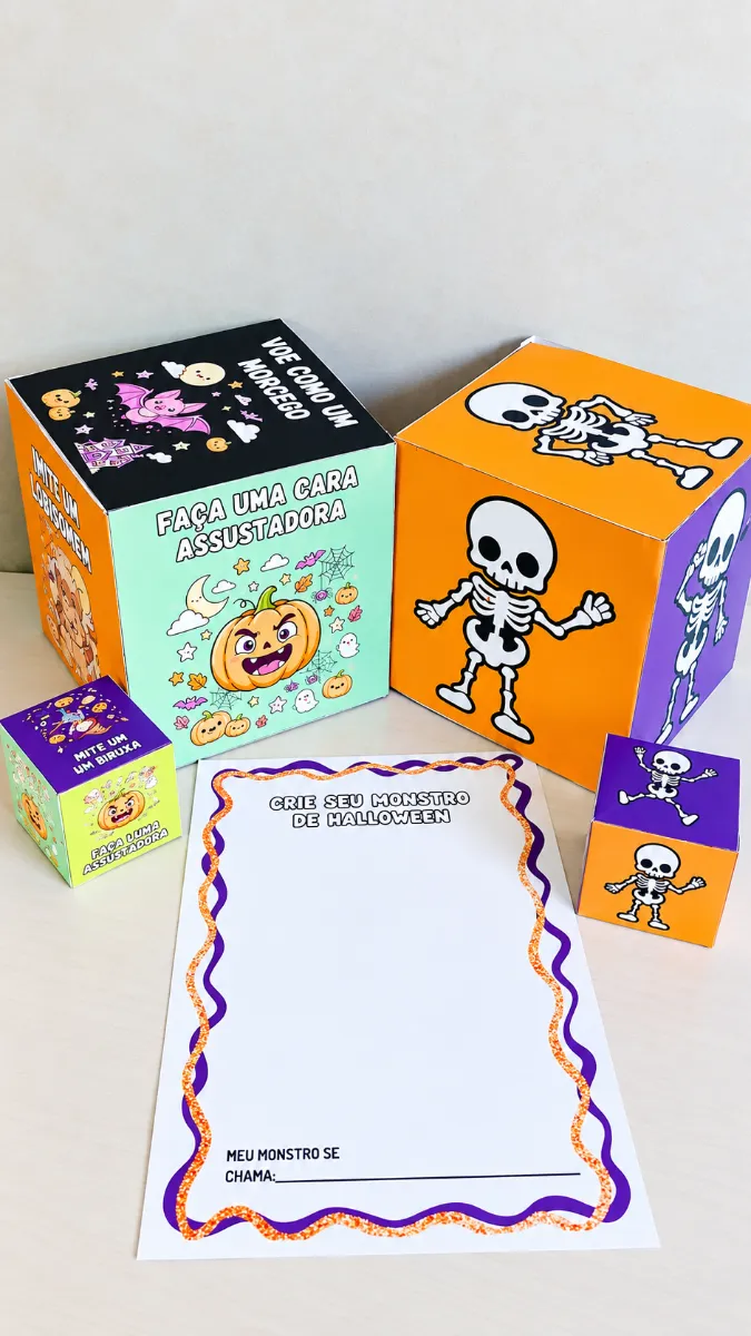 Caixa dos Gestos – Desafios de Halloween - EF 1° 2° e 3° ano — amostra 1: Divirta‑se com a Caixa dos Gestos, um desafio…