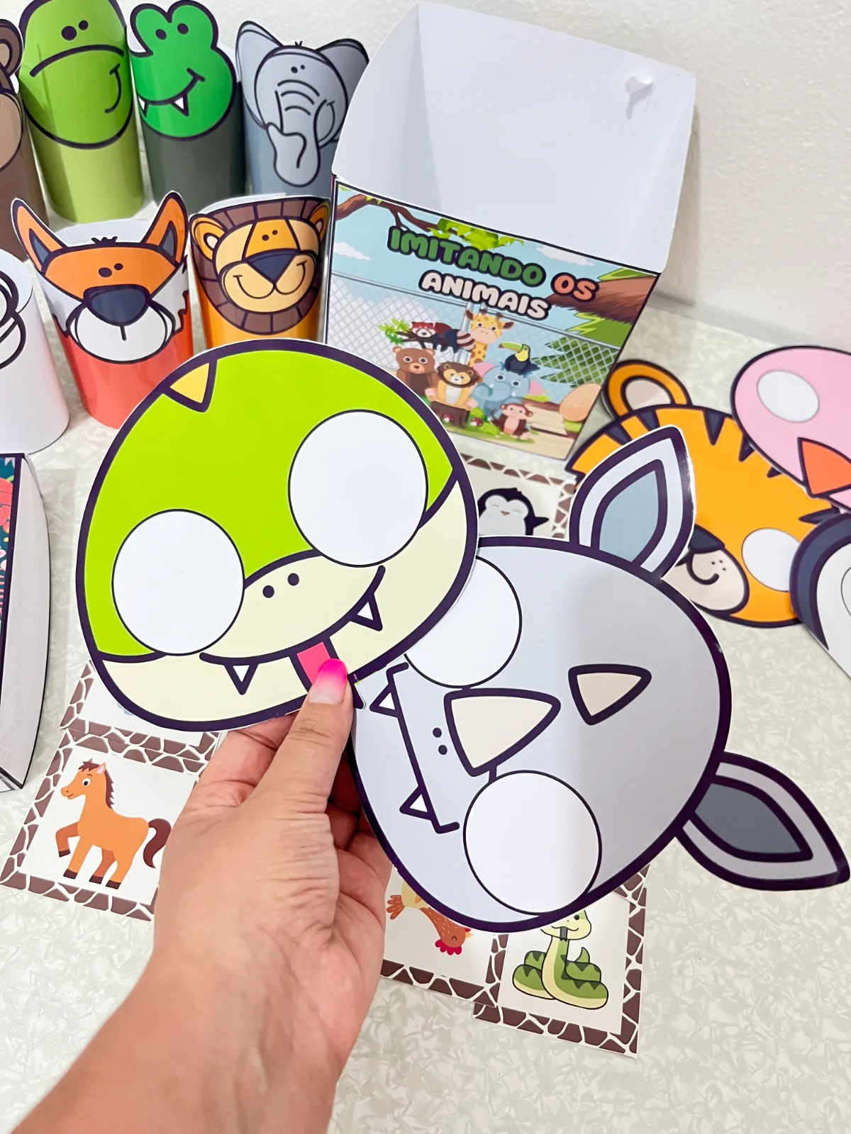 Caixa Imitando os Animais – Educação Infantil e 1º Ano | Ciências — amostra 1: Caixa Imitando os Animais para aprender… Caixa Imitando os Animais – Educação Infantil e 1º Ano | Ciências — amostra 1: Caixa Imitando os Animais para aprender…