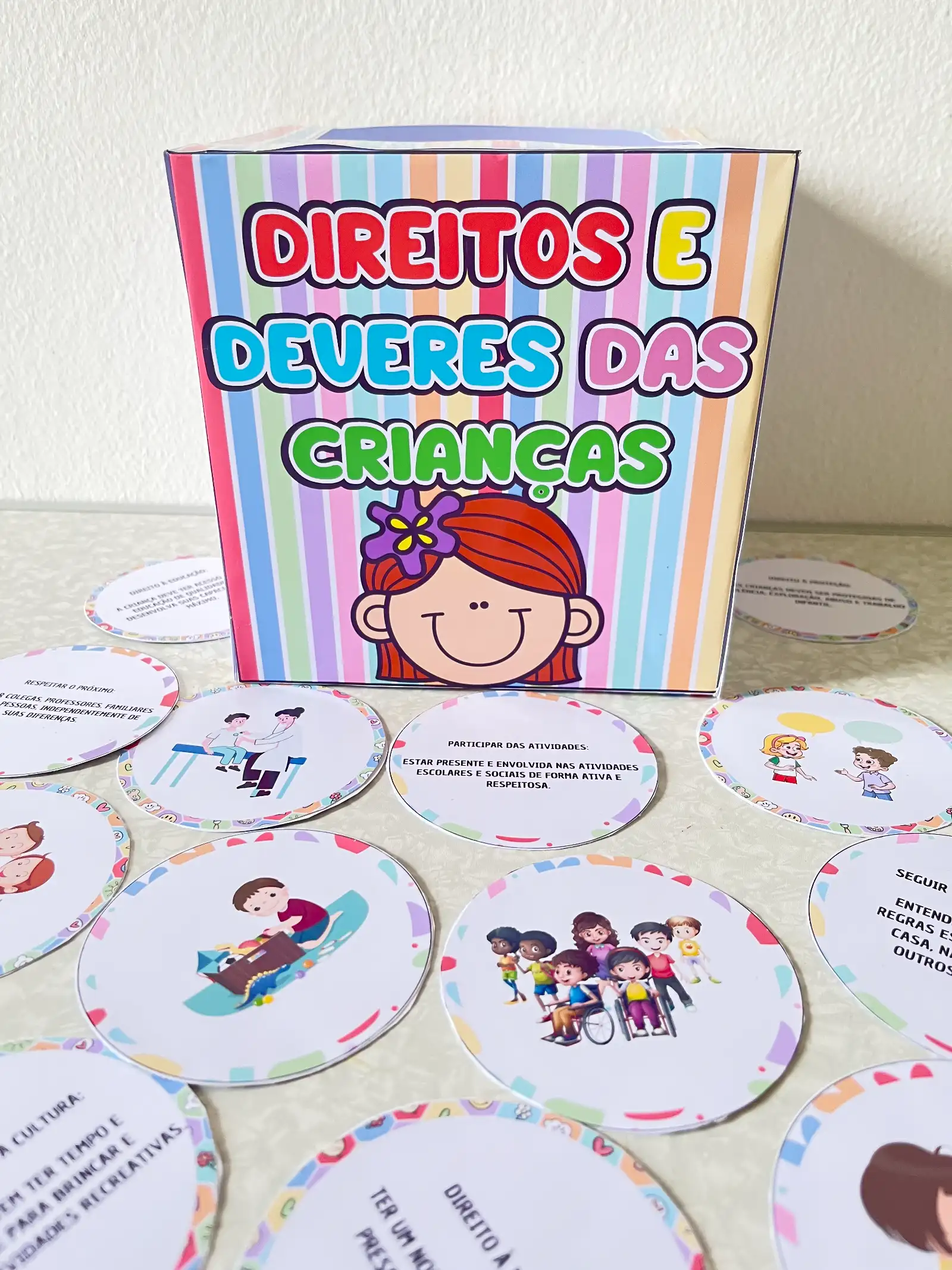 Caixa Lúdica Direitos e Deveres das Crianças | Cards Pedagógicos — Alfabetização para Educação Infantil: Recurso pedagógico…