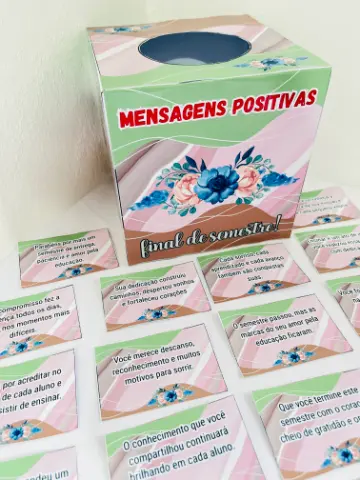 Caixa Mensagens Positivas para Professores em PDF — amostra 2: 📦 Conteúdo do Material Caixa Mensagens Positivas para Professores em PDF — amostra 2: 📦 Conteúdo do Material
