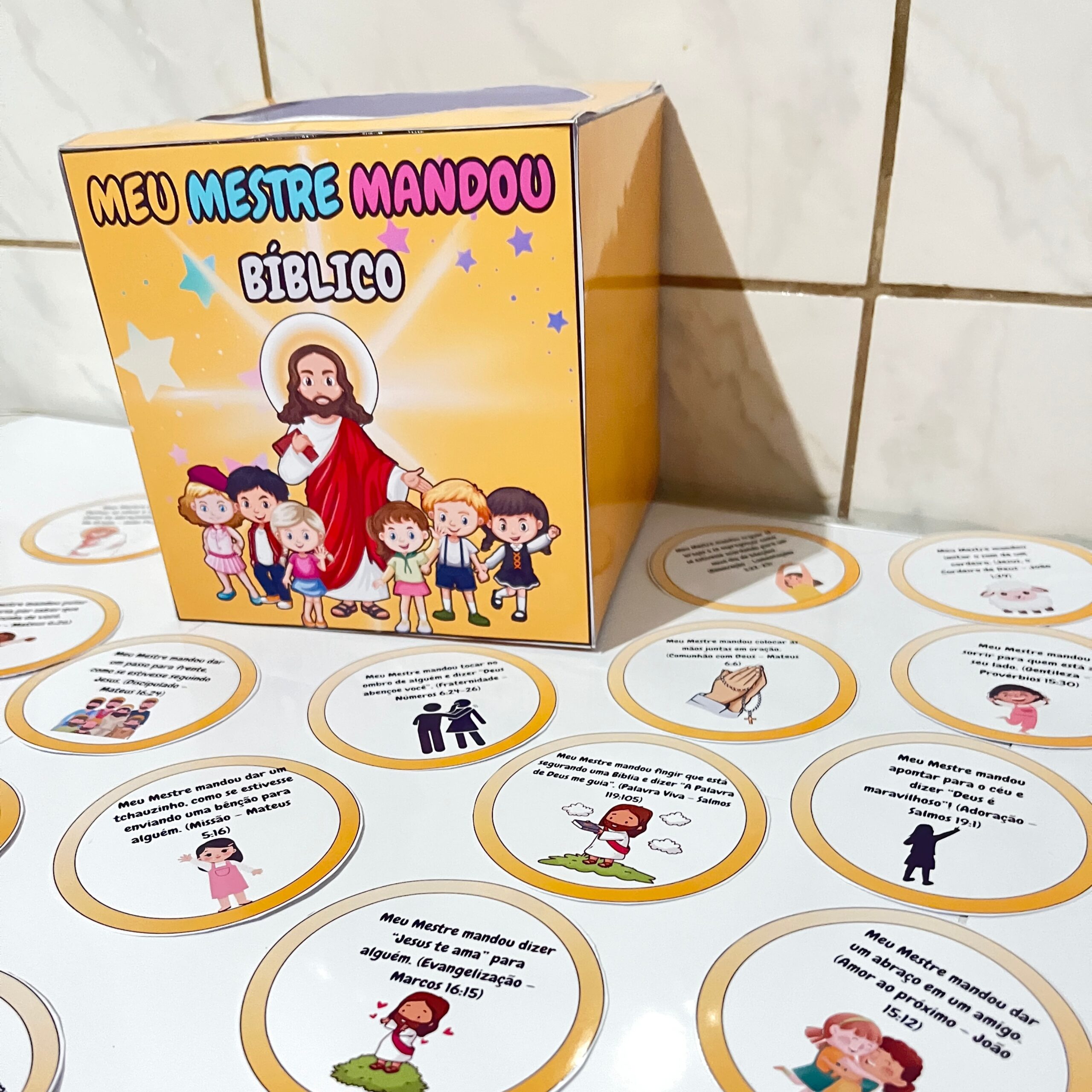 Caixa meu mestre mandou: bíblico – Material Pedagógico — capa do material