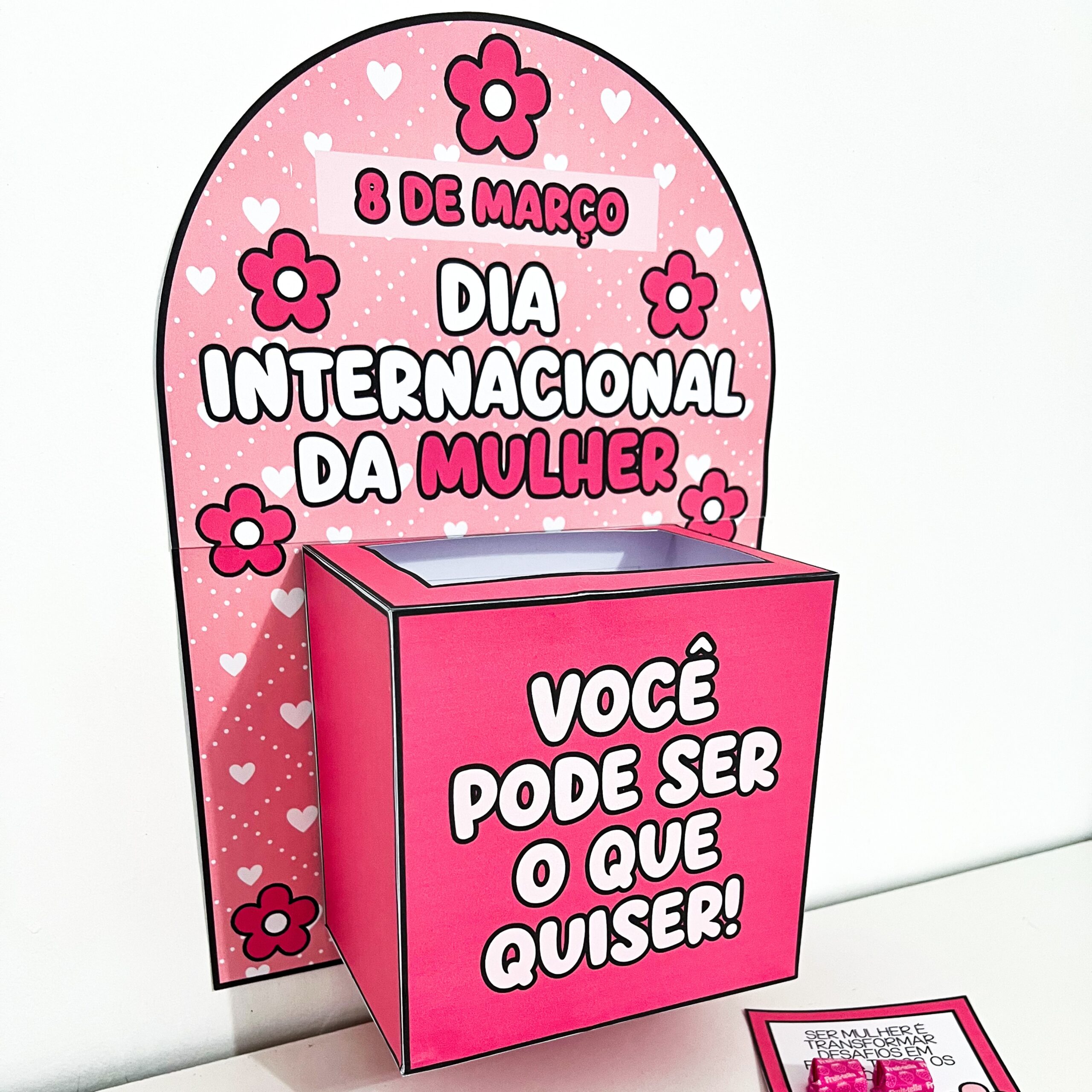 Caixa motivacional: dia da mulher – Material Pedagógico — Datas comemorativas para Educação Infantil: Inspire e encante no…