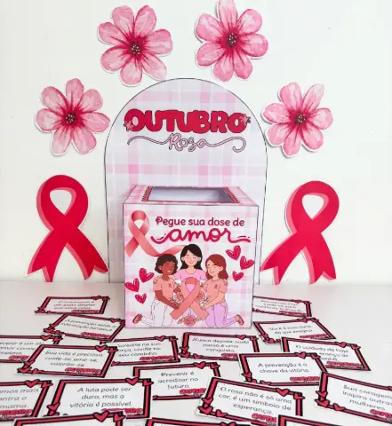Caixa Motivacional Outubro Rosa em PFD — capa do material