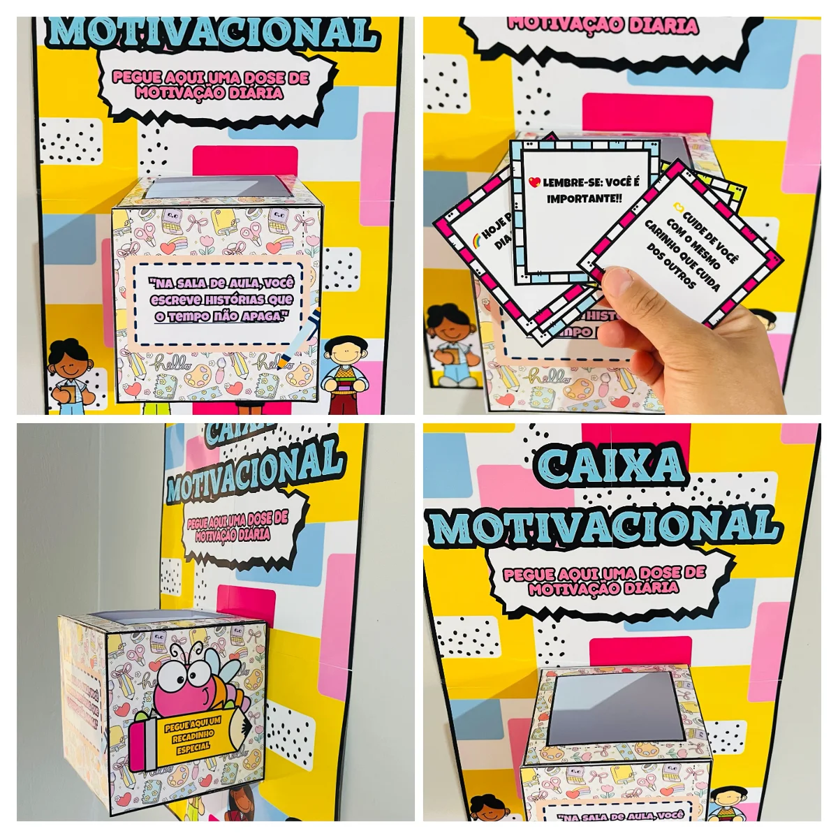 Caixa Motivacional Reconhecimento Escolar: Mensagens e Mimos para Professores e Equipe — amostra 1: 🌹 Transforme o dia de… Caixa Motivacional Reconhecimento Escolar: Mensagens e Mimos para Professores e Equipe — amostra 1: 🌹 Transforme o dia de…