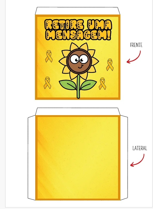 CAIXA MOTIVACIONAL SETEMBRO AMARELO – ALFABETIZAÇÃO — amostra 2: A Caixa Motivacional Setembro Amarelo pode ser utilizada… CAIXA MOTIVACIONAL SETEMBRO AMARELO – ALFABETIZAÇÃO — amostra 2: A Caixa Motivacional Setembro Amarelo pode ser utilizada…