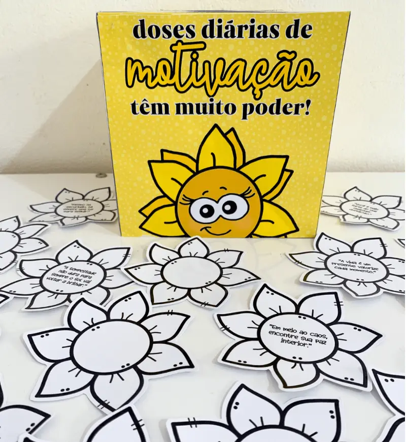 Caixa Motivacional Setembro Amarelo: PDF para Imprimir — amostra 2: O que vem no material