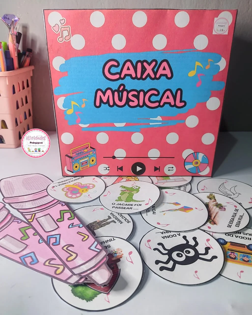 CAIXA MUSICAL - ATIVIDADE DE ARTE MUSICAL ANOS INICIAIS E INFANTIL — amostra 1: A Caixa Musical é um recurso lúdico e…