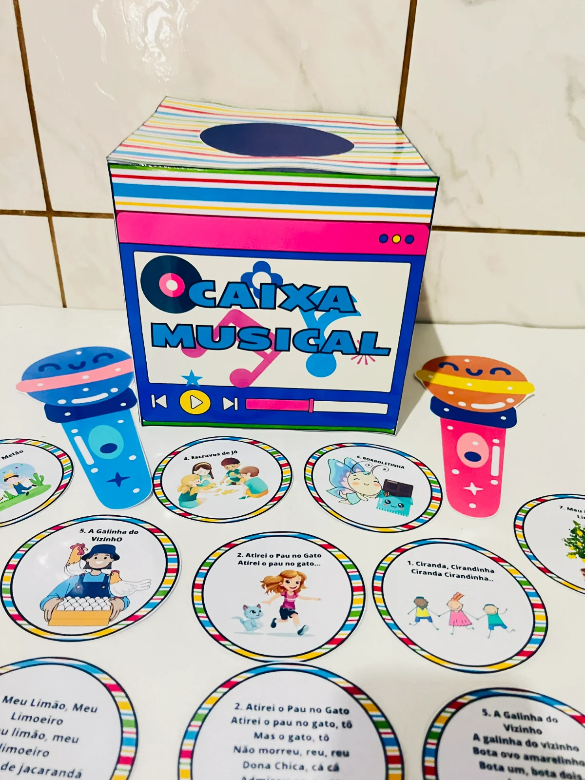 Caixa musical – Cantigas de roda — amostra 4: Ideal para Educação Infantil e Anos Iniciais, sendo perfeito para rodas de…