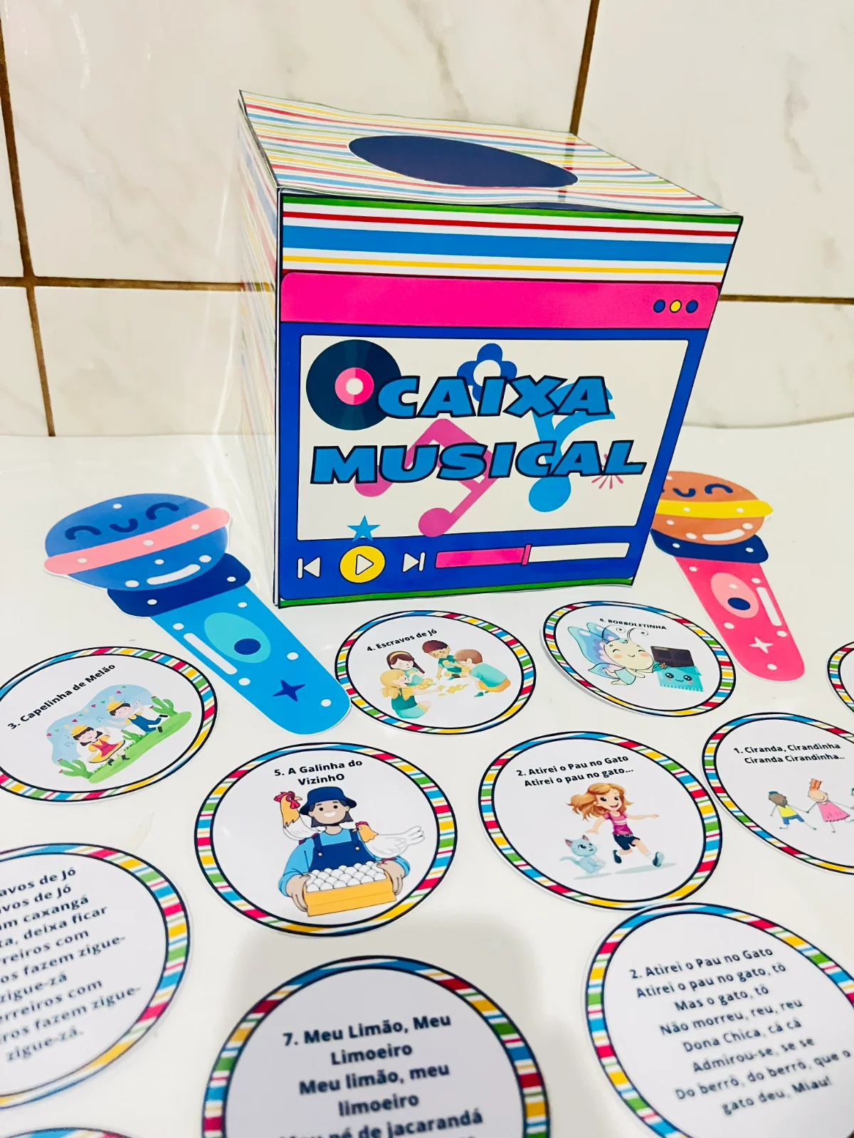 Caixa musical – Cantigas de roda — amostra 5: Ideal para Educação Infantil e Anos Iniciais, sendo perfeito para rodas de…