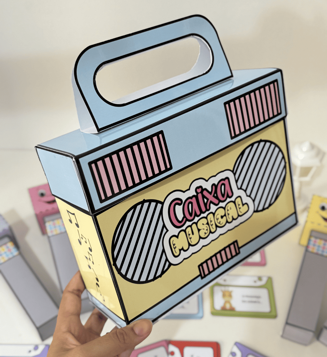 Caixa Musical em PDF para Educação Infantil e Anos Iniciais — amostra 1: Caixa Musical para momentos de música na escola