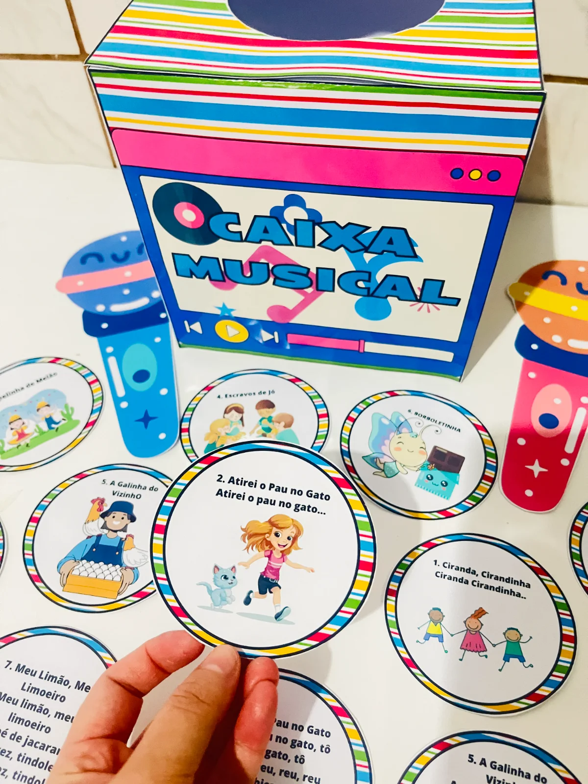 Caixa Musical Especial – Cantigas de Roda | Educação Infantil e 1º Ano — amostra 3: Caixa Musical Especial com cantigas de…