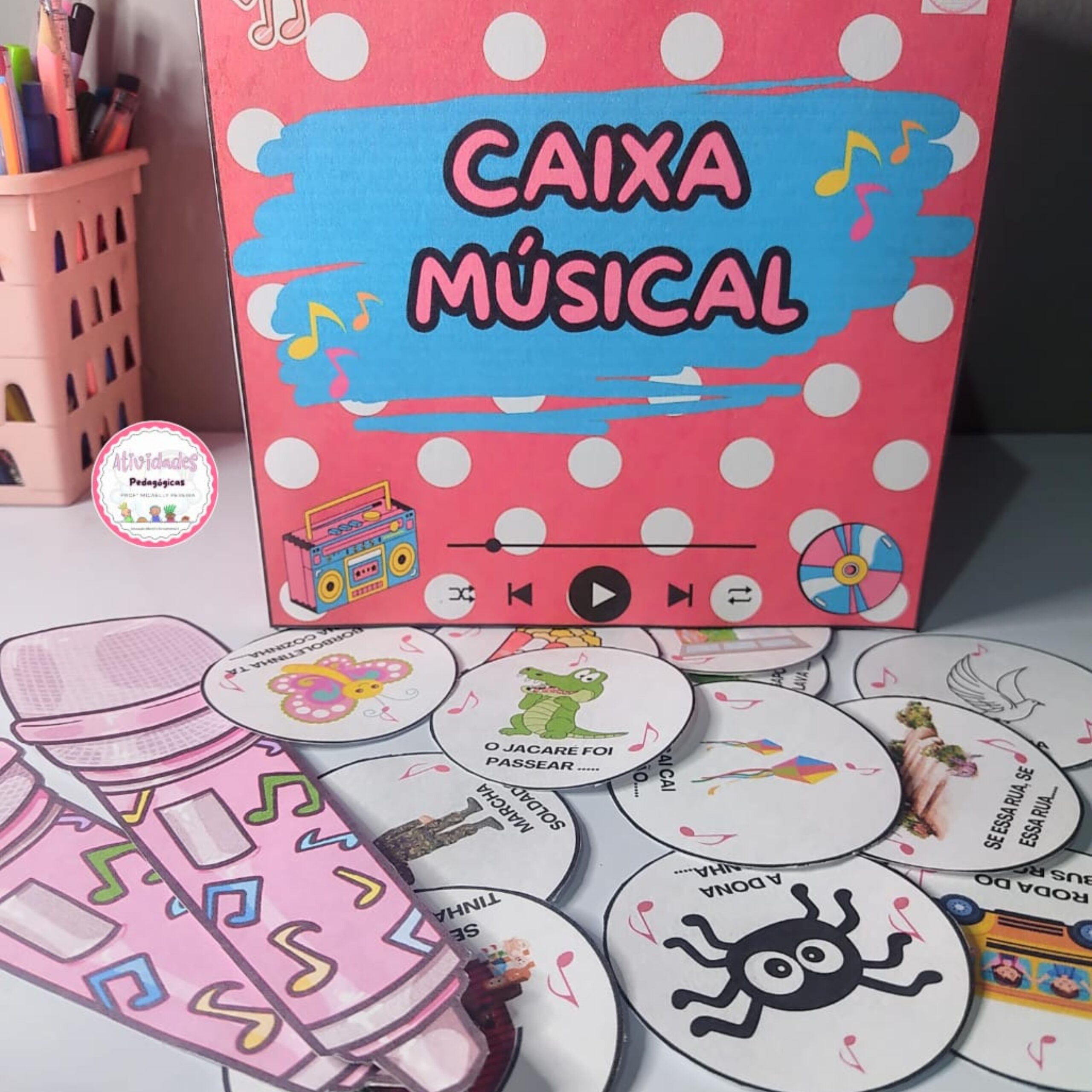 Caixa músical – Material Pedagógico — capa do material