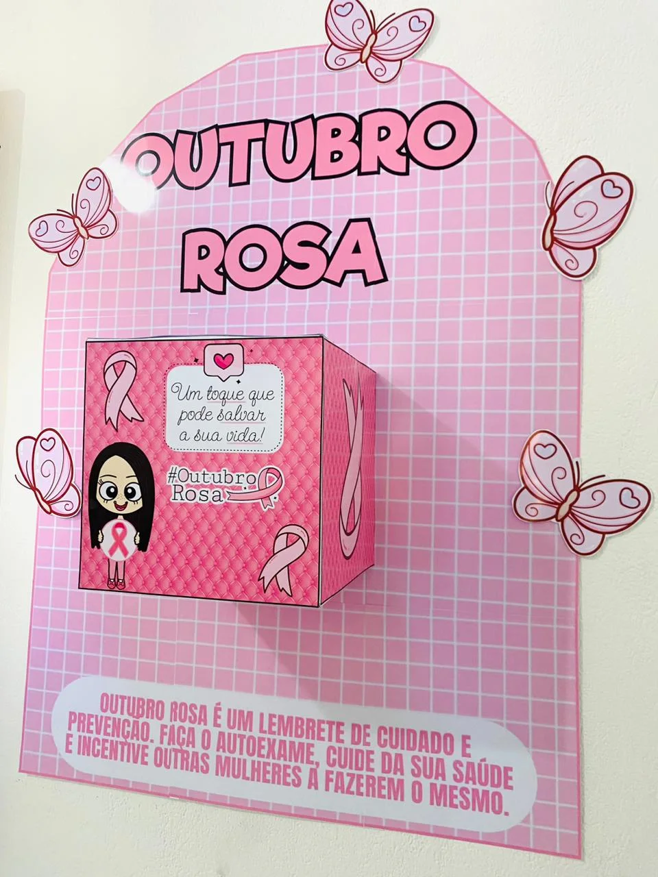 Caixa Outubro Rosa – Material Pedagógico — amostra 2: Vamos espalhar amor, cuidado e conscientização juntos!