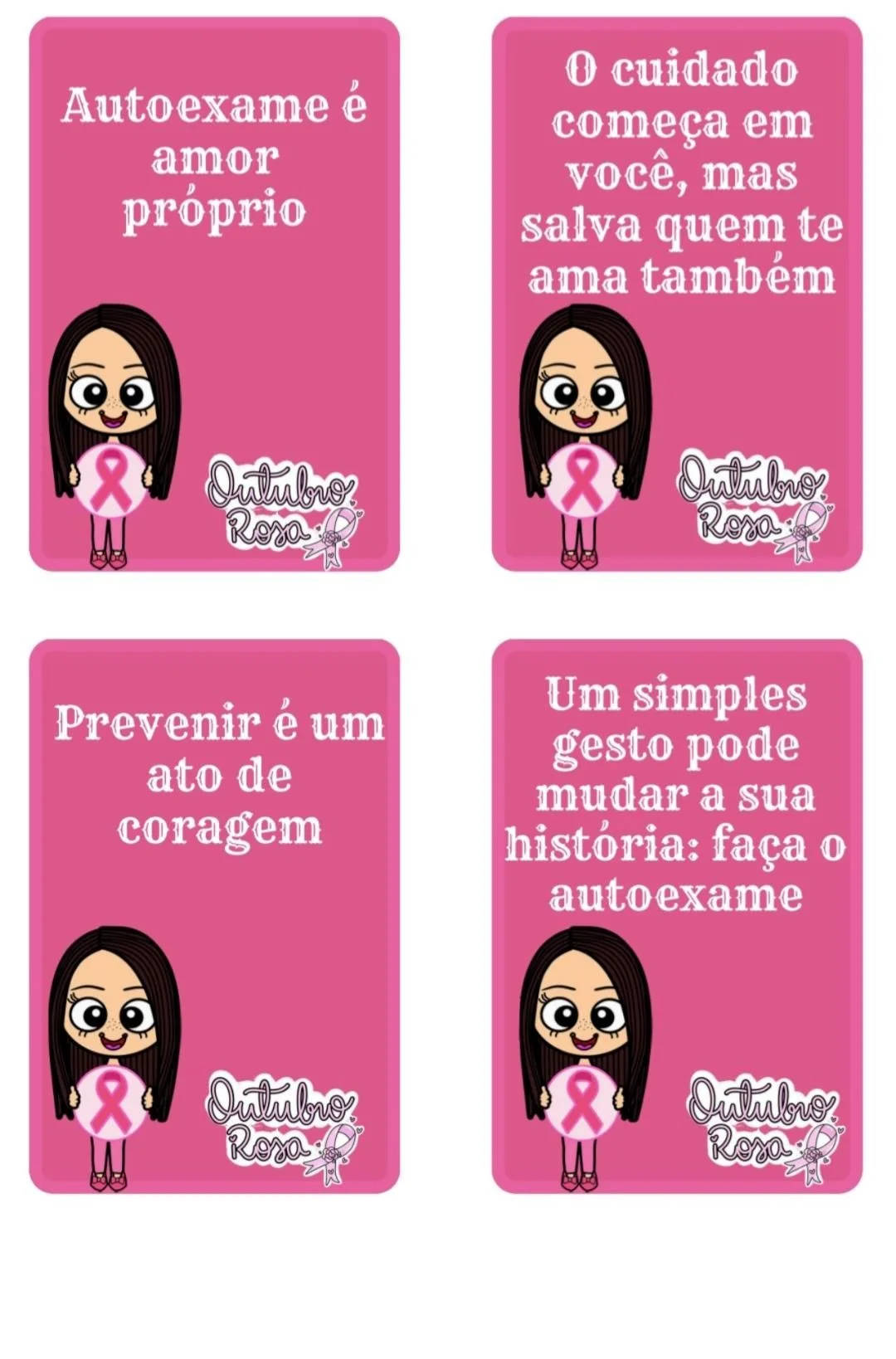🩷 Caixa Outubro Rosa: Painel Reflexivo 💗 Em PDF 💗🌸 — amostra 7: Quer transformar a sua sala de aula, consultório ou…