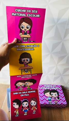 Caixa pedagógica: combinados da turma – Material Pedagógico — Atividades para Educação Infantil: Não chorar sem motivo;…