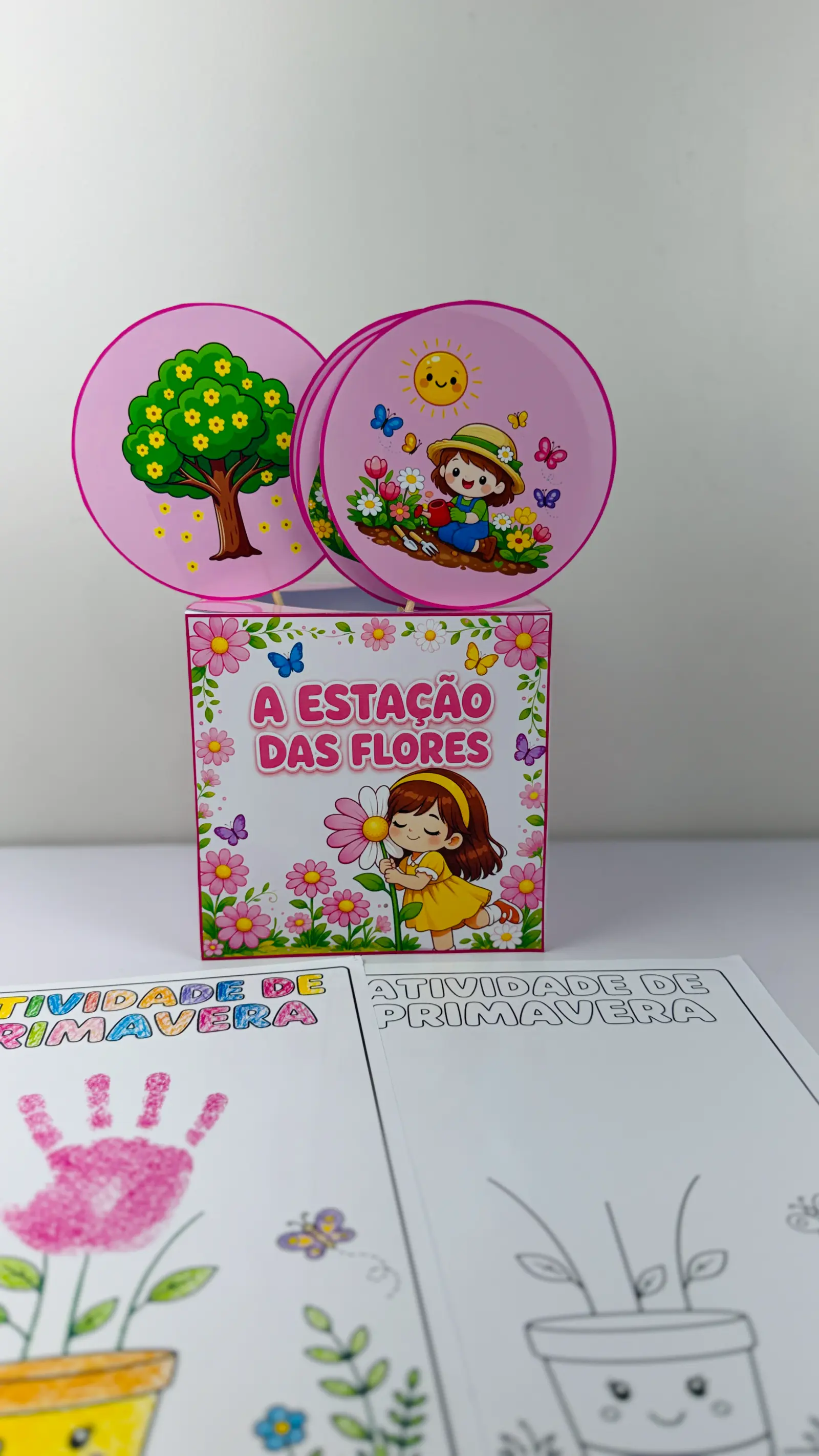 CAIXA POEMAS DA PRIMAVERA - ATIVIDADE LÚDICA ANOS INICIAIS — amostra 2: 🌸 A ESTAÇÃO DAS FLORES – ATIVIDADE DE PRIMAVERA 🌸…