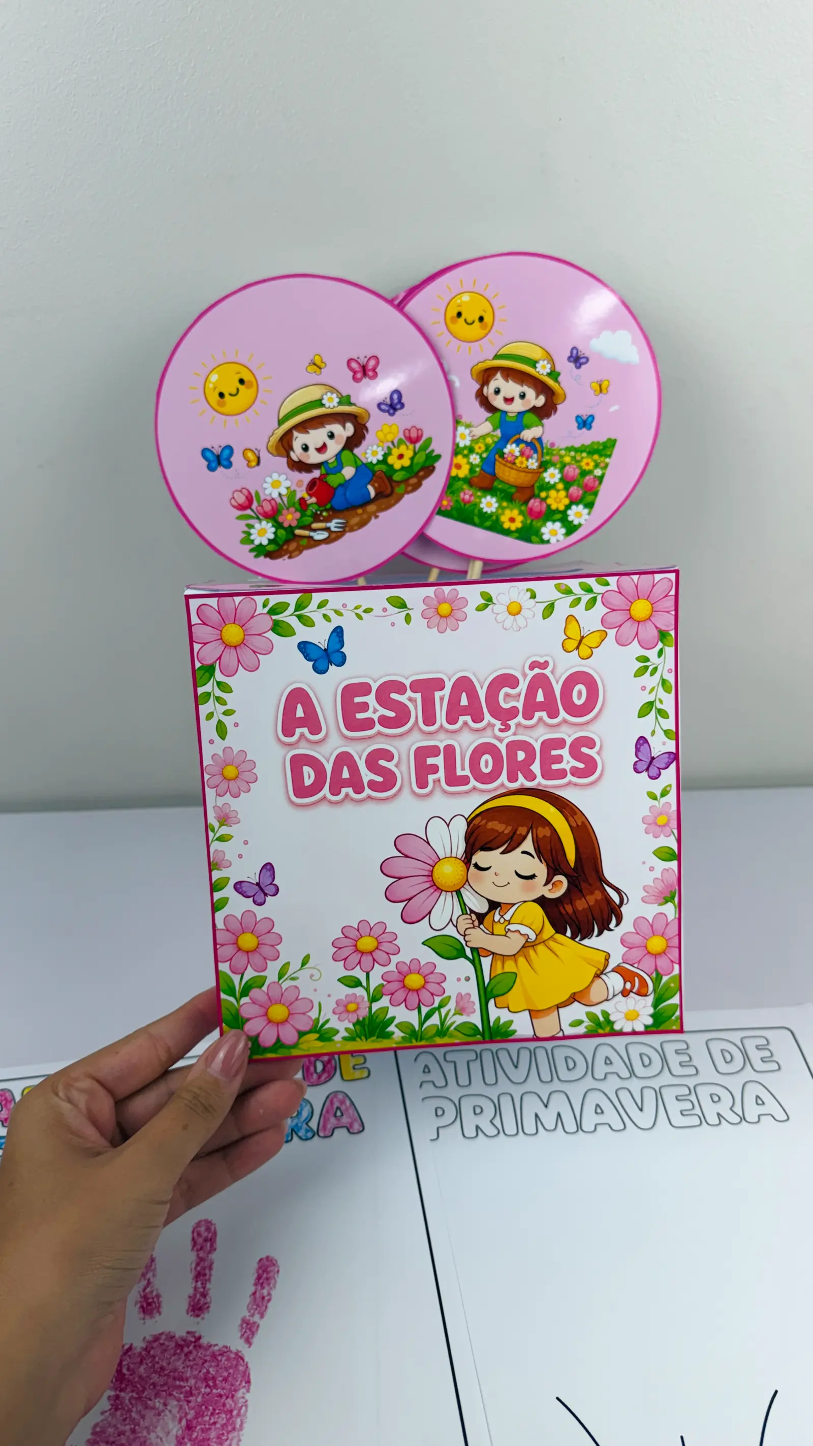 CAIXA POEMAS DA PRIMAVERA - ATIVIDADE LÚDICA ANOS INICIAIS — amostra 3: 🌸 A ESTAÇÃO DAS FLORES – ATIVIDADE DE PRIMAVERA 🌸…