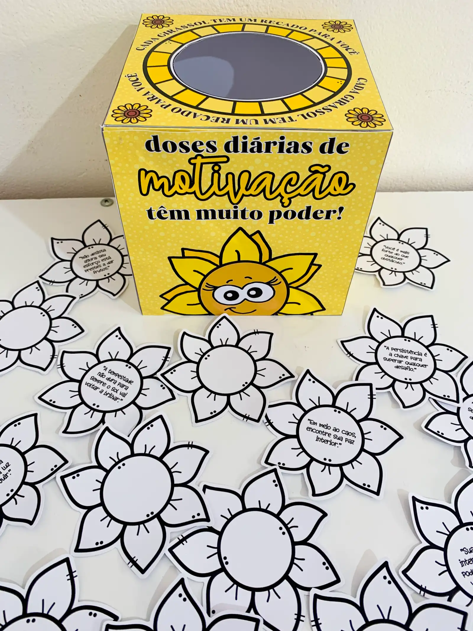 Caixa Setembro Amarelo – Cartões Motivacionais — amostra 7: Um recurso pedagógico lúdico e acolhedor para trabalhar o…