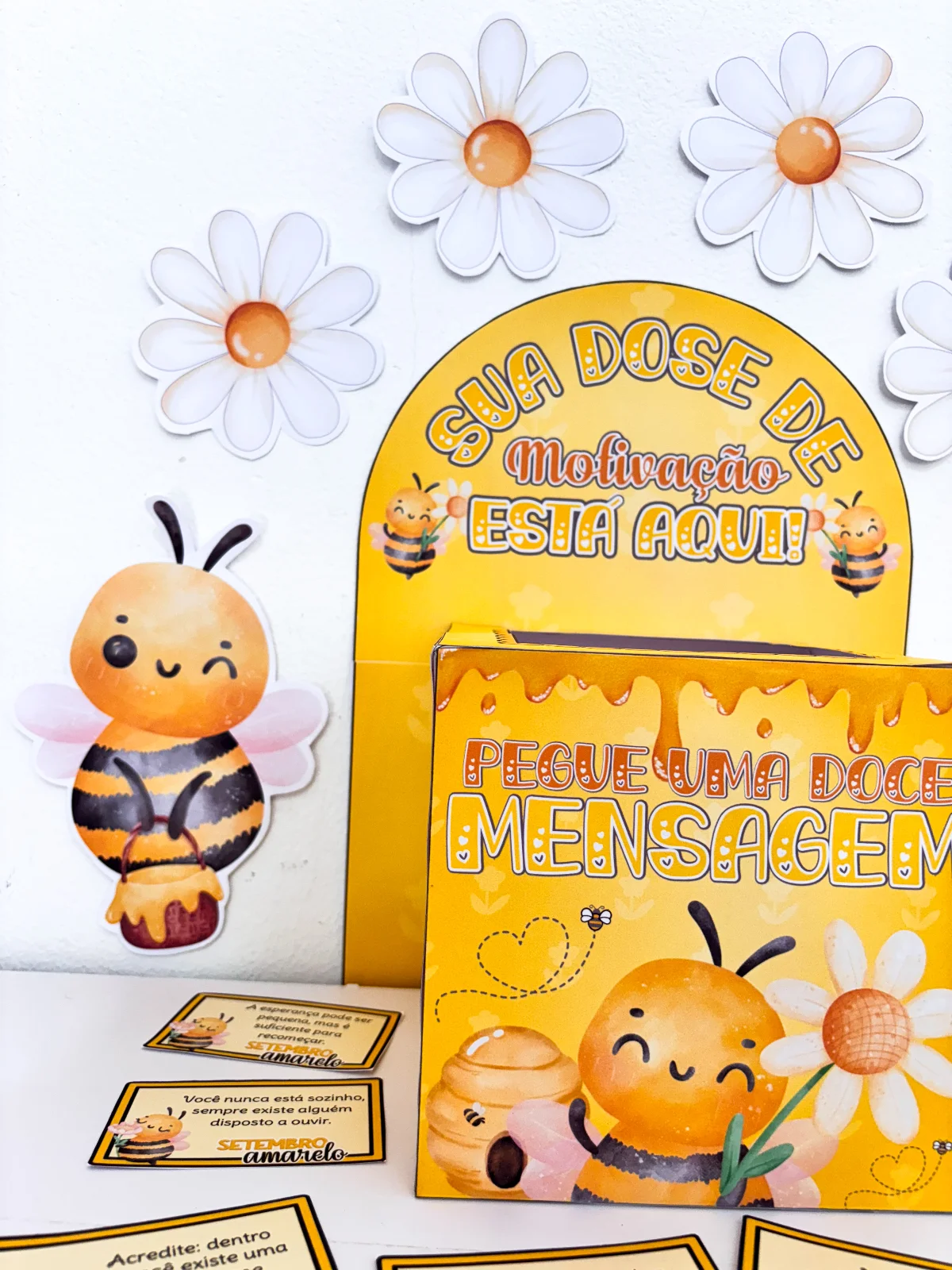 Caixa Setembro Amarelo | PDF para Imprimir — amostra 3: Transforme pequenos gestos em grandes momentos