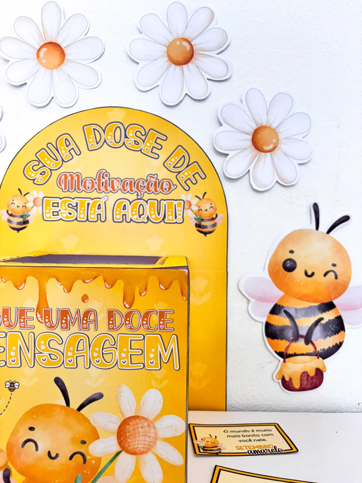 Caixa Setembro Amarelo | PDF para Imprimir — amostra 6: Transforme pequenos gestos em grandes momentos
